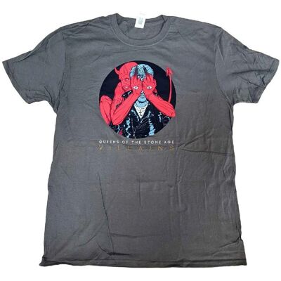 HeyRusty Queens Of The Stone Age Liten Grå - T-shirt HeyRusty Queens Of The Stone Age Liten Grå - T-shirt