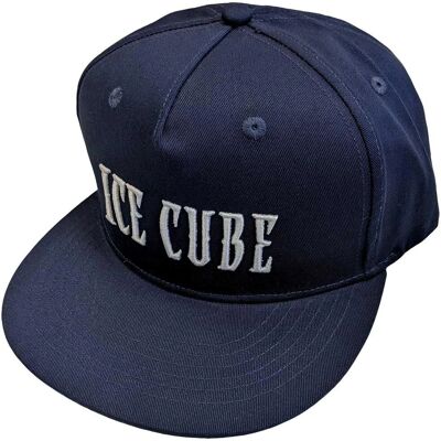 Ice Cube Navy Blue Logo Baseball Cap - Baseball Cap Ice Cube Navy Blue Logo Baseball Cap - Baseball Cap