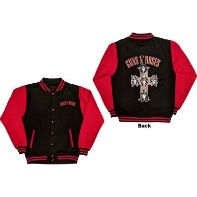 Guns N' Roses - Appetite For Destruction Varsity Jacket - Svart - XX-Large - Jacket Guns N' Roses - Appetite For Destruction Varsity Jacket - Svart - XX-Large - Jacket