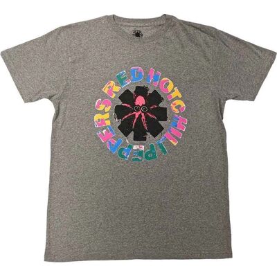 Red Hot Chili Peppers Unisex Eco Grey T-Shirt - T-Shirt Red Hot Chili Peppers Unisex Eco Grey T-Shirt - T-Shirt