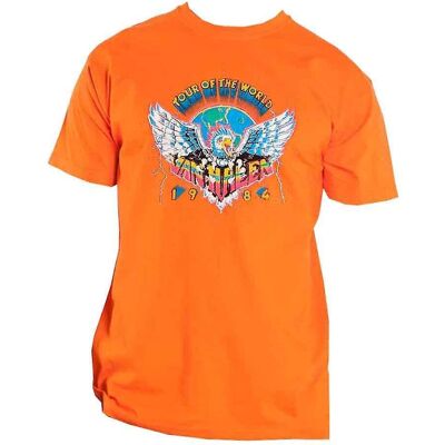 Van Halen Eagle 84 Ekologisk T-Shirt Orange XL - T-Shirt Van Halen Eagle 84 Ekologisk T-Shirt Orange XL - T-Shirt