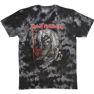 Iron Maiden Ed Kills Again Schwarzes Unisex T-Shirt Iron Maiden Ed Kills Again Schwarzes Unisex T-Shirt