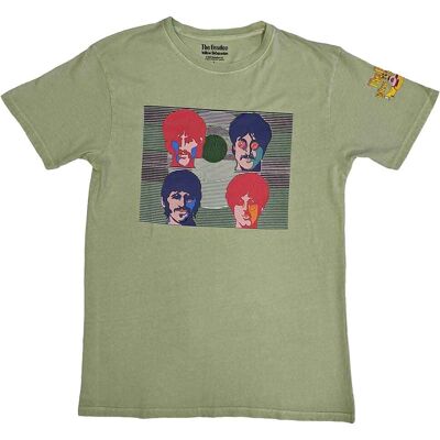 The Beatles X-Large Green Unisex T-Shirt - Yellow Submarine Magic Piano The Beatles X-Large Green Unisex T-Shirt - Yellow Submarine Magic Piano