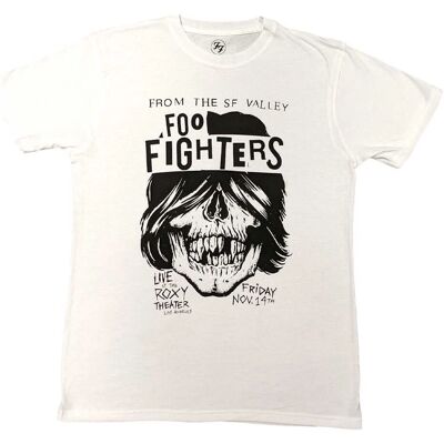 Foo Fighters Roxy Flyer Unisex T-Shirt White - T-Shirt Foo Fighters Roxy Flyer Unisex T-Shirt White - T-Shirt