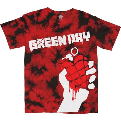 Green Day American Idiot Dye Wash T-shirt - T-shirt Green Day American Idiot Dye Wash T-shirt - T-shirt