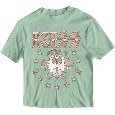 KISS Spirit of '76 Grön Liten - Crop Top KISS Spirit of '76 Grön Liten - Crop Top