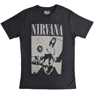 Nirvana Sitting Black T-Shirt - Clothing Nirvana Sitting Black T-Shirt - Clothing