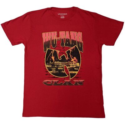 Wu-Tang Clan Tegelvägg T-shirt - Kläder Wu-Tang Clan Tegelvägg T-shirt - Kläder