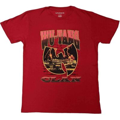 Wu-Tang Clan Tegelvägg T-shirt - Kläder Wu-Tang Clan Tegelvägg T-shirt - Kläder