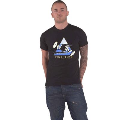 Pink Floyd Melting Clocks Black XL T-shirt - Rock Pink Floyd Melting Clocks Black XL T-shirt - Rock
