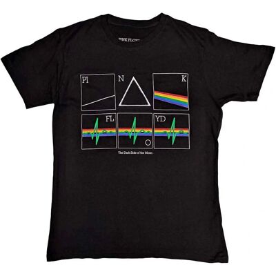 Pink Floyd Dark Side Of The Moon 50 Years Prism Heart Beat T Shirt - T-Shirt Pink Floyd Dark Side Of The Moon 50 Years Prism Heart Beat T Shirt - T-Shirt