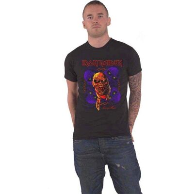Iron Maiden Piece Of Mind Multi Head Eddie Svart T-shirt - T-shirt Iron Maiden Piece Of Mind Multi Head Eddie Svart T-shirt - T-shirt