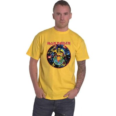 Iron Maiden - Xx-large - Yellow - World Piece Tour Circle T-shirt Iron Maiden - Xx-large - Yellow - World Piece Tour Circle T-shirt
