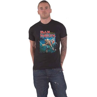 Iron Maiden Trooper Eddie Stora Ögon Svart T-Shirt - T-Shirt Iron Maiden Trooper Eddie Stora Ögon Svart T-Shirt - T-Shirt