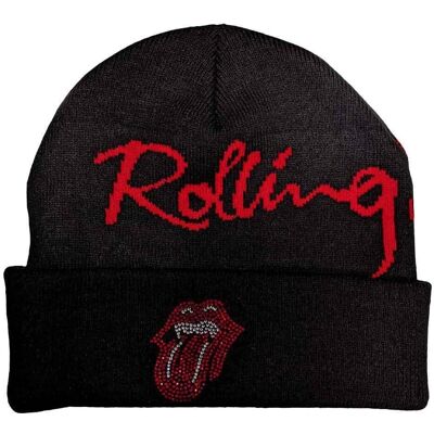 Unisex mössa Rolling Stones - Dekorerad klassisk tunga - Mössa Unisex mössa Rolling Stones - Dekorerad klassisk tunga - Mössa