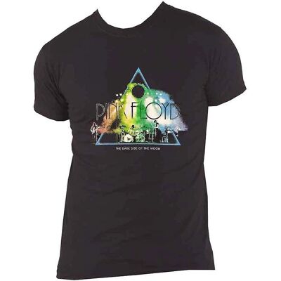 Pink Floyd Official Band T-shirt - Live Band Rainbow Tone Black Medium Pink Floyd Official Band T-shirt - Live Band Rainbow Tone Black Medium