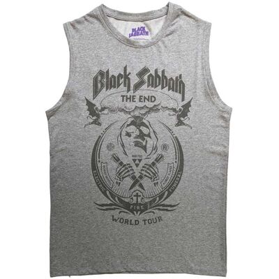 Black Sabbath The End Mushroom Cloud Muscle Tank - Muskel Top Black Sabbath The End Mushroom Cloud Muscle Tank - Muskel Top