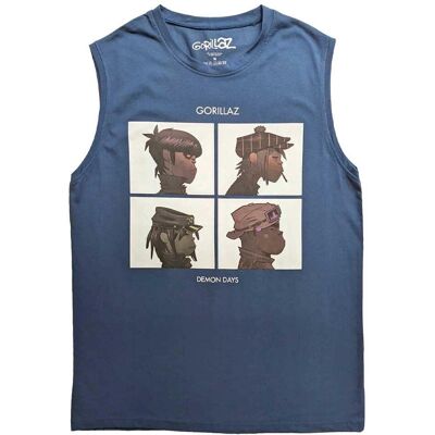 Gorillaz Demon Days Blå M - Tank Top Gorillaz Demon Days Blå M - Tank Top