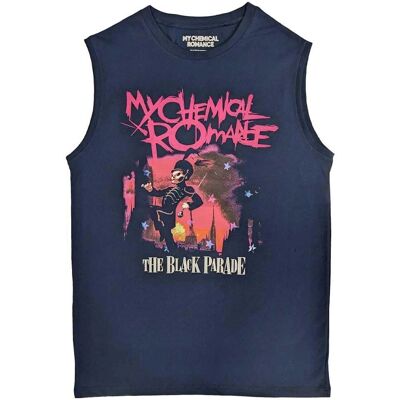 My Chemical Romance Black Parade Mars Muskel Top Unisex Marine XXL My Chemical Romance Black Parade Mars Muskel Top Unisex Marine XXL
