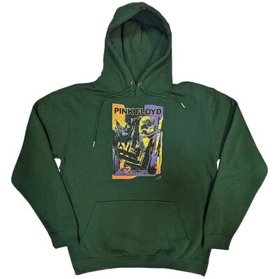 Pink Floyd Knebworth Live Hoodie - Unisex Green M Pink Floyd Knebworth Live Hoodie - Unisex Green M