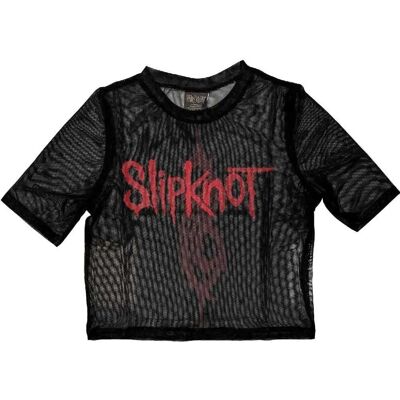 Slipknot - Logo Cropped Mesh - Black - M - Crop Top Slipknot - Logo Cropped Mesh - Black - M - Crop Top