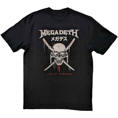 Megadeth Crossed Swords Black T-Shirt - Unisex Megadeth Crossed Swords Black T-Shirt - Unisex