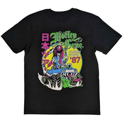 Motley Crue Girls Girls Girls Japan Turné 87 Svart XXL - T-shirt Motley Crue Girls Girls Girls Japan Turné 87 Svart XXL - T-shirt