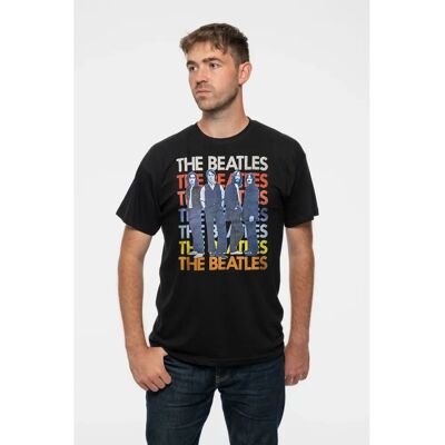 HeyRusty The Beatles - Unisex Flerfärgad Svart T-shirt HeyRusty The Beatles - Unisex Flerfärgad Svart T-shirt