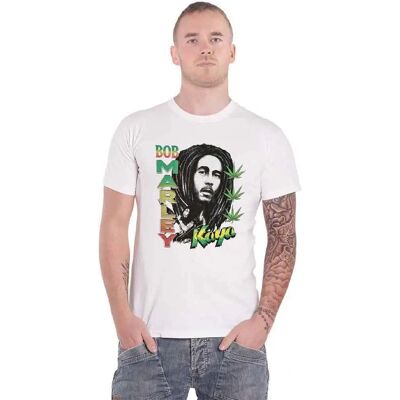 HeyRusty Bob Marley - Kaya-illustration T-shirt - Vit - Produkttyp HeyRusty Bob Marley - Kaya-illustration T-shirt - Vit - Produkttyp