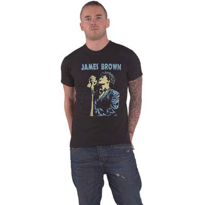 James Brown Modell Medium Svart T-shirt - T-shirt James Brown Modell Medium Svart T-shirt - T-shirt