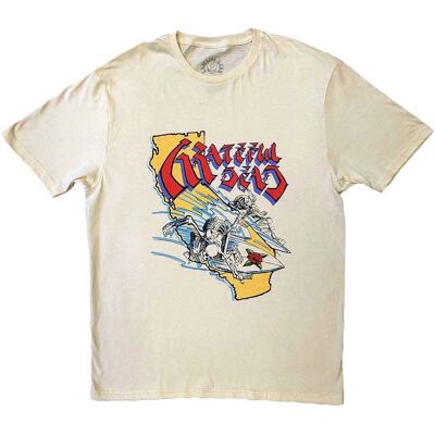 Unisex T-shirt Grateful Dead Naturliga Kalifornien - T-shirt Unisex T-shirt Grateful Dead Naturliga Kalifornien - T-shirt