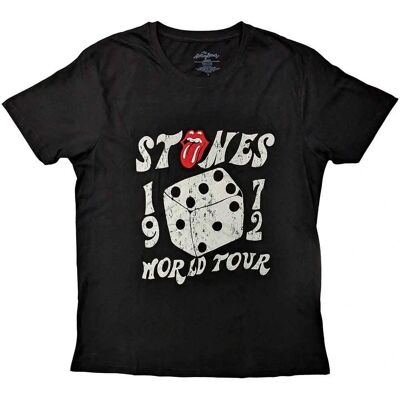 The Rolling Stones Unisex T-shirt - Dice Tour '72 - T-Shirt The Rolling Stones Unisex T-shirt - Dice Tour '72 - T-Shirt