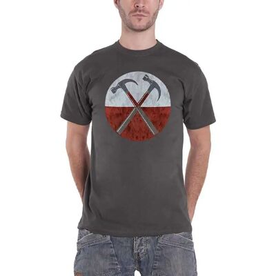 Pink Floyd The Wall Hammers T-shirt - Vintage, Mörkgrå Pink Floyd The Wall Hammers T-shirt - Vintage, Mörkgrå