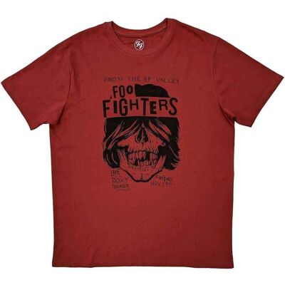 Foo Fighters SF Valley Röd XL T-shirt Foo Fighters SF Valley Röd XL T-shirt