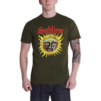 Sublime Gula Solen Grön XL - T-Shirt Sublime Gula Solen Grön XL - T-Shirt