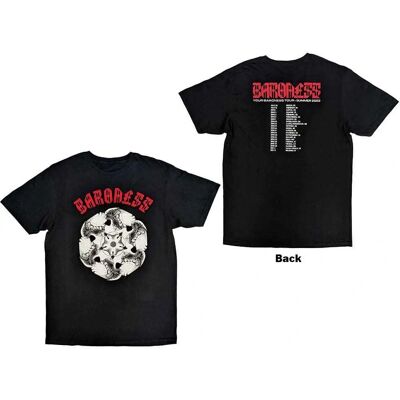 Baroness Lightwing Band Logga T-Shirt - Unisex Svart S Baroness Lightwing Band Logga T-Shirt - Unisex Svart S
