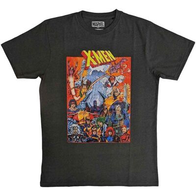 Svart Marvel X-men Full Characters T-shirt - T-shirt Svart Marvel X-men Full Characters T-shirt - T-shirt