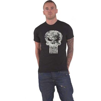 Marvel Punisher Distressed Logo T-Shirt - T-Shirt Marvel Punisher Distressed Logo T-Shirt - T-Shirt