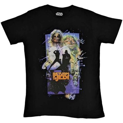 Star Wars XXL Svart Officiell Return Of The Jedi T-Shirt Star Wars XXL Svart Officiell Return Of The Jedi T-Shirt