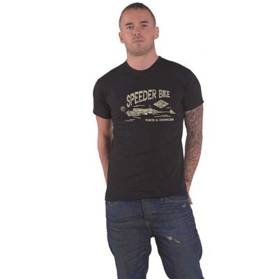 Star Wars Speeder Bike T-Shirt - Officiell Svart Klädsel Star Wars Speeder Bike T-Shirt - Officiell Svart Klädsel
