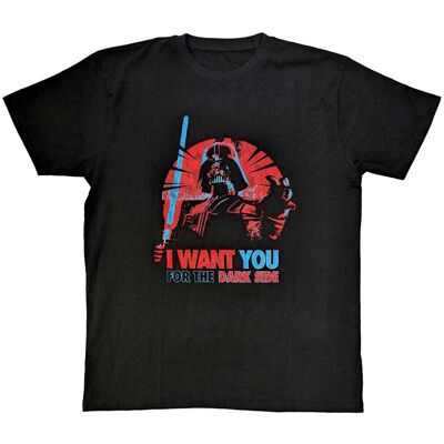 Star Wars T-Shirt Vader I Want You - Officiell Unisex Svart Star Wars T-Shirt Vader I Want You - Officiell Unisex Svart