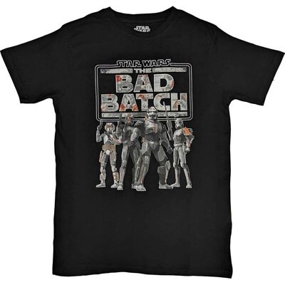 Star Wars T-shirt The Bad Batch Svart - T-Shirt Star Wars T-shirt The Bad Batch Svart - T-Shirt