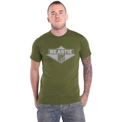 Officiell T-shirt med Beastie Boys grönt logga Officiell T-shirt med Beastie Boys grönt logga