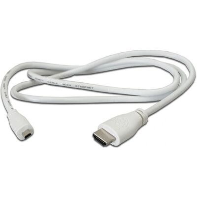 Raspberry Pi Micro HDMI zu HDMI Kabel Weiß - 1M Raspberry Pi Micro HDMI zu HDMI Kabel Weiß - 1M