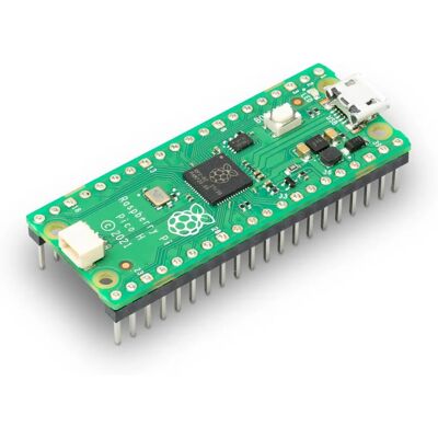 Raspberry Pi Pico H - Carte de développement - RP2040 / 133 MHz - 264 KB RAM - 2 MB Flash - Publicité Raspberry Pi Pico H - Carte de développement - RP2040 / 133 MHz - 264 KB RAM - 2 MB Flash - Publicité