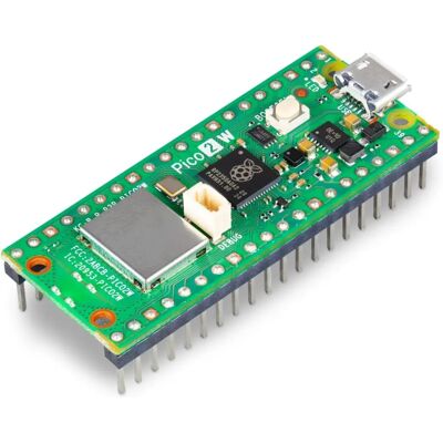 Raspberry Pi Pico 2 WH - Mikrokontroller med WiFi & Bluetooth Raspberry Pi Pico 2 WH - Mikrokontroller med WiFi & Bluetooth