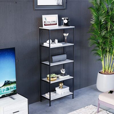 Vida Designs - Brooklyn Industrial - Grey - Bookcase Vida Designs - Brooklyn Industrial - Grey - Bookcase