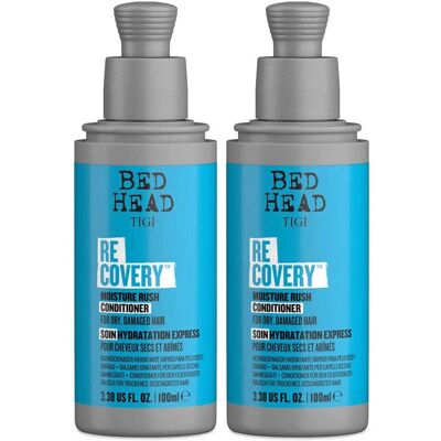 Bed Head by TIGI Recovery Moisture Rush Conditioner - Damaged Hair - 100ml - 2pk Bed Head by TIGI Recovery Moisture Rush Conditioner - Damaged Hair - 100ml - 2pk