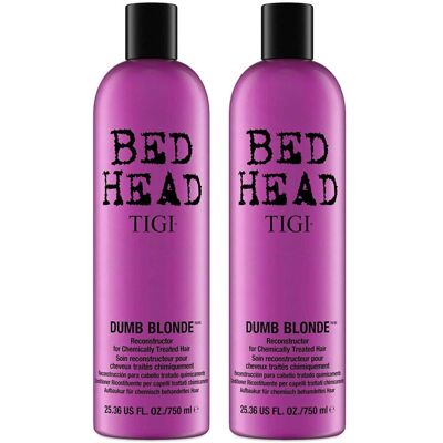 Bed Head by Tigi Dumb Blonde Conditioner - Damaged Blonde Hair - 750ml - 2pk Bed Head by Tigi Dumb Blonde Conditioner - Damaged Blonde Hair - 750ml - 2pk