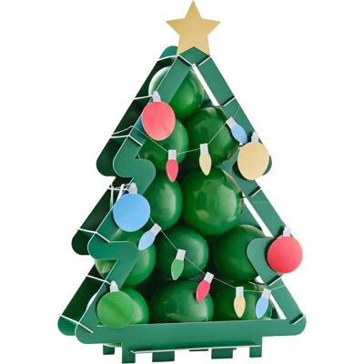 Ginger Ray Kerstboom Ballonmozaïekstandaard - Feestelijke Groene Decoratierand Ginger Ray Kerstboom Ballonmozaïekstandaard - Feestelijke Groene Decoratierand
